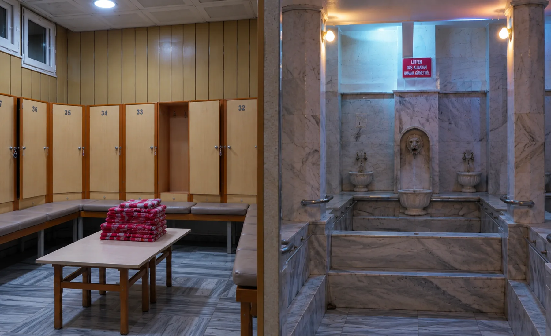 Has Hamam — Eskişehir Odunpazarı'nda tarihi Türk hamamı, mermer kurnalar ve göbek taşı